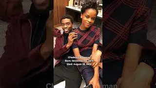 Chadwick Boseman & Letitia Wright -Black Panther🕊️#chadwickboseman #letitiawright #fy #shorts #rip