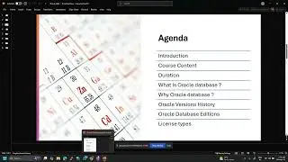 Oracle Database Administration Course Content walk through