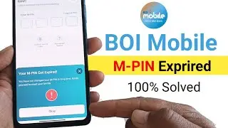 BOI Mobile M-PIN expired | How to reset Login M-PIN Bank of india mobile banking
