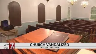 Vandals deface 2 churches in Pelzer, deputies say