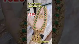 Long haralu |Long haram collection #jewellery #necklace #earrings #fashion #handmade