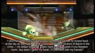 SSBM - Self-Destruct Palutena holding Parasol fighting on Final Destination