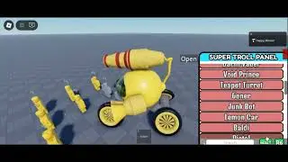 Troll Panel Showcase (By me!) | Roblox Studio