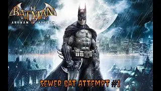 SEWER BAT CHALLENGE ATTEMPT #1 | Batman: Arkham Asylum