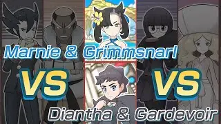 [Pokemon Masters EX] SUMMER MARNIE VS DIANTHA | Sync Pair Showdown