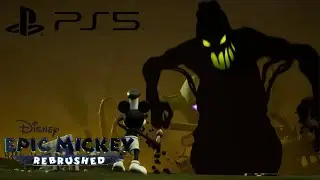 Disney Epic Mickey: Rebrushed: Shadow Blot Boss Battle (Thinner Path) - PS5