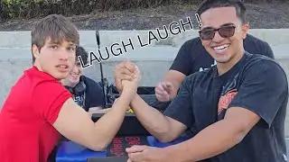 ArmWrestling w/ Random People In the Streets