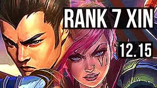 XIN vs VI (JNG) | 8/1/8, Rank 7 Xin | KR Challenger | 12.15