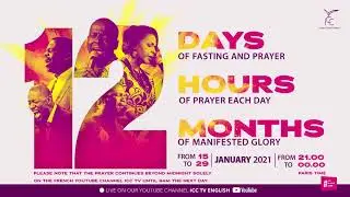 12 days of Fasting and Prayer - January 2021 - Further details