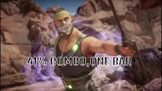 KABAL 41% COMBO TUTORIAL with (Air) Slight Gas /Mortal Kombat 11