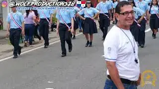 Banda Escuela La Primavera en Desfile 9 de Noviembre 2024 Santiago, #Veraguas