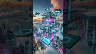 Concept art futuristic Mar-a-Lago