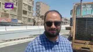 كوبري ملوي بالمنيا   تنفيذ 95% من الأعمال وتكلفته 290 مليون جنيه