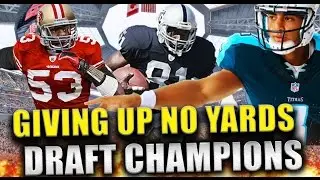 GIVING UP NO YARDS IN A GAME?!? BACK TO BACK WINS - Madden 17 Draft Champions