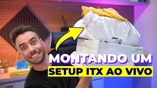 LIVE | Montando um SETUP ITX  FULL | Cooler Master NR200, Fonte SFX, Cooler Low Profile e 12700H