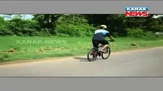 Nayagarh Collector's Bicycle Ride Now Talk of Town