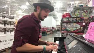 Izzy performing Shpongle Live on a Yamaha CVP 709