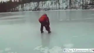 COOL MAN RiDE WITH A CHAINSAW ON ICE! | BEAST