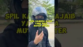 Kamera 360 derajat yang lagi trend digunakan di kalangan motovloger #motovlogindonesia #insta360