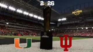CFP National Championship simulation via EA SPORTS COLLEGE FOOTBALL 26!