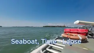 Venice boat trip. Time-Lapse.