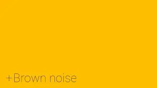 Soft Amber Night Light 🌙 10 Hours | Brown Noise for Sleep, Relaxation & Anxiety Relief | No Flicker