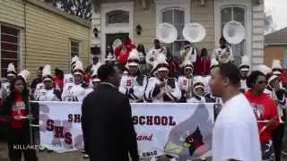 Shaw High School Marching Band - Secret Rendezvous @ 2015 Bacchus Parade