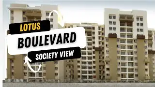Lotus Boulevard Sector 100, Noida - Society View #lotusboulevard #sector100 #bricksbybricks