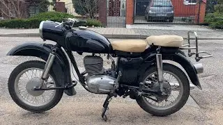 MZ es 250/1 Jaskóła 250 prezentacja odpalenie i przejażdżka