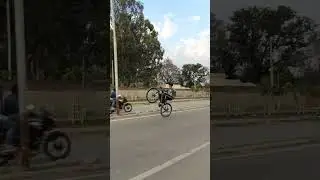 police a Gai 🚓🚨 #wheelieboy #stunt #shortvideo #police #bikersboyz