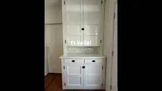 Installing a historic kitchen built-in cabinet in a 1930&rsquo;s house