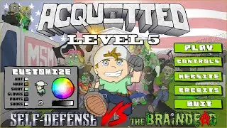Acquitted: Self-defense VS The Braindead Gameplay: Level 5 (Loosely based off Kyle Rittenhouse)