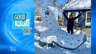 Good News: Art Teacher Katina Gustafson's Snow Sculptures