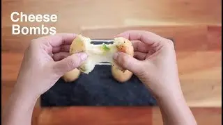 Veggie Cheese Bombs - Cheese nuggets recipe - Vegetable cheese nuggets - snacks
