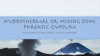 Giant hydrothermal gypsum crystals growing at a mixing interface with the meteoric-phreatic realm