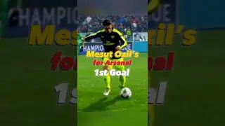 Mesut Ozil's 1st Goal for Arsenal