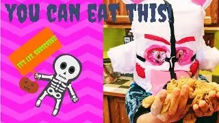 EASY EDIBLE PUMPKIN SLIME! | ONLY 3 INGREDIENTS! | HAPPY HALLOWEEN!