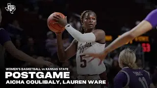 K-State Postgame: Aicha Coulibaly, Lauren Ware
