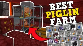 ЛУЧШАЯ ФЕРМА ДЛЯ ОБМЕНА ПИГЛИНАМИ в Minecraft Bedrock 1.21.131!!!