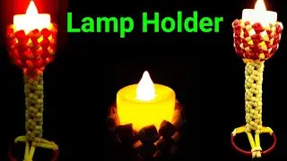 How to make plastic wire Lamp Holder | SRI GAYU CRAFTS