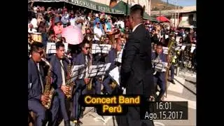CONCERT BAND PERÚ-Concurso Nacional de Bandas  Mancos 2017, La Forza del Destino-Overture(G. Verdi)