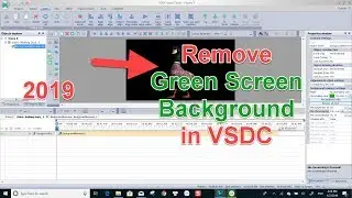 How to remove green screen Background with VSDC -2019 Tutorial