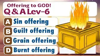 #biblequiz  Leviticus Chapter  6 Grain offering to God