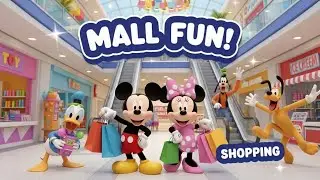 Mickey Mouse & Friends 🛍️ Shopping Mall Adventure | Fun Day Out 🧸🍦 | Chu Chu KTV