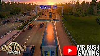 The Sunset You Need to See In ETS2 - Drive 390+ KM To Deliver The Container ​