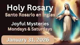 Holy Rosary in English ✝️ Joyful Mysteries 🙏 Mondays and Saturdays