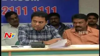 IT Minister KTR Press Meet || Heavy Rains in Hyderabad || NTV