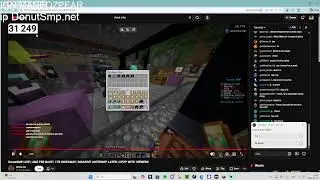 Donut Smp Live making a donut smp nuke with cactifyy