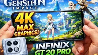 Genshin Impact 4K Max Graphics 60Fps Infinix GT 20 Pro #genshinimpact 