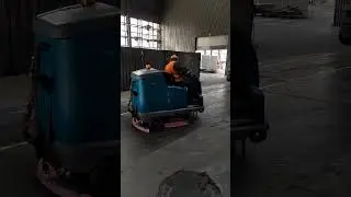 Тест-драйв поломоечной машины Wellland FD230 на складе | Часть 2